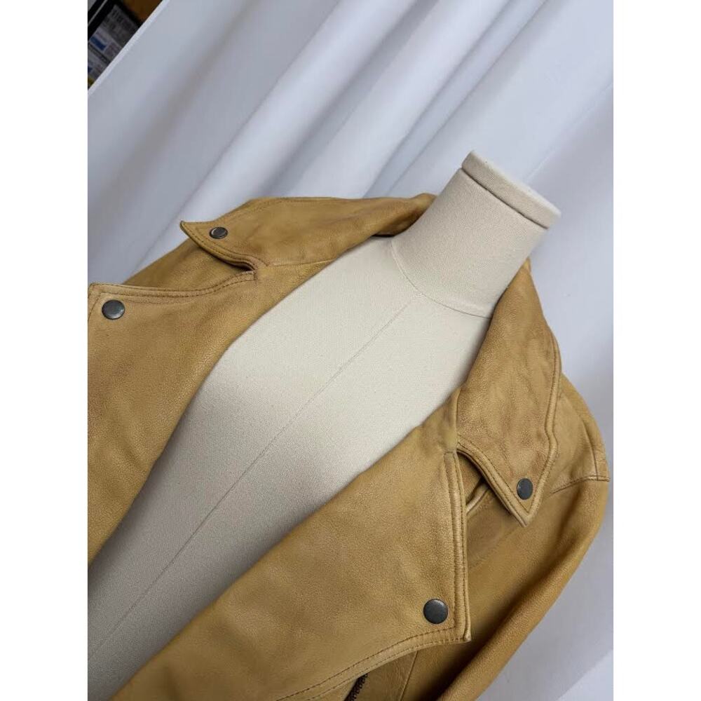 New!  Free People Jealousy Leather‎ Moto Jacket X-SMALL - Picture 6 of 10